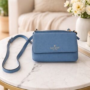 Kate Spade Egg Shell Blue Crossbody Bag
